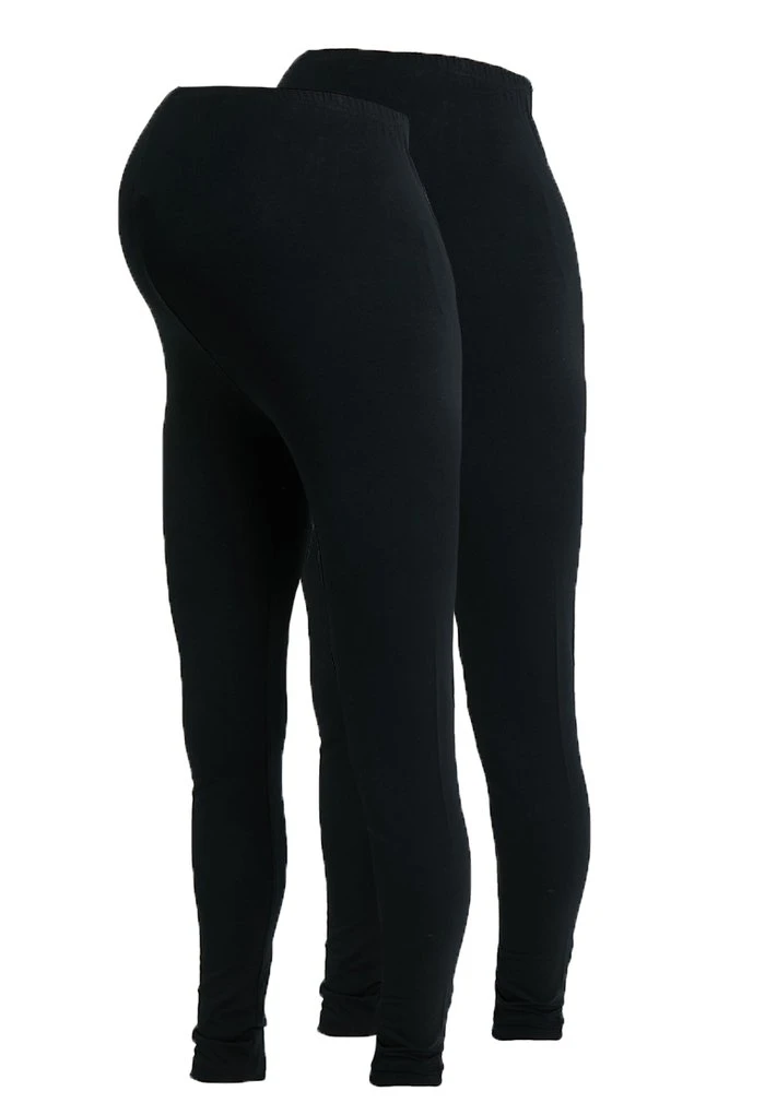 MAMALICIOUS MLLEA LONG 2 PACK - Legging - Black
