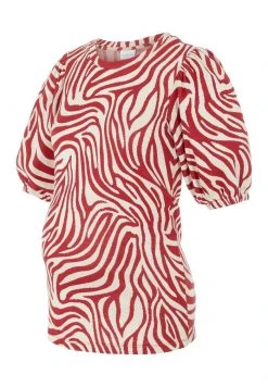 MAMALICIOUS MLZEBRA - T-shirt Imprimé - True Red