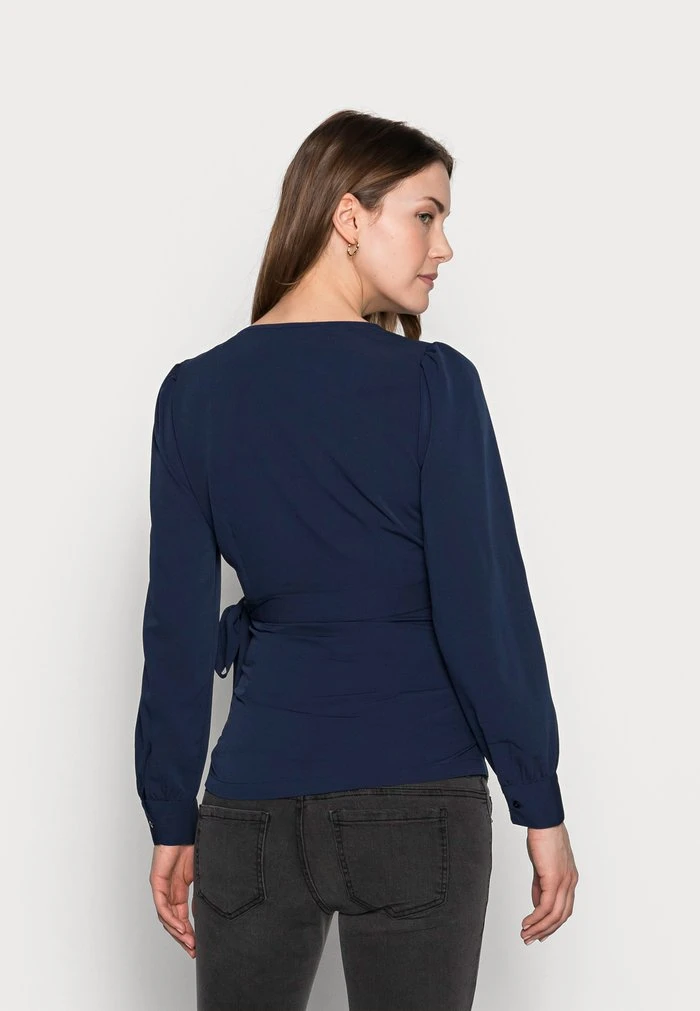 MAMALICIOUS MLNEWCAYA - Blouse - Peacoat – Image 3