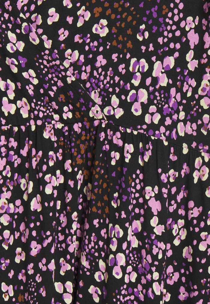 MAMALICIOUS NURSING DRESS - Robe En Jersey - Black/purple – Image 3