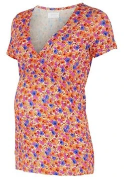 MAMALICIOUS 2-IN-1 - T-shirt Imprimé - Whitecap Gray