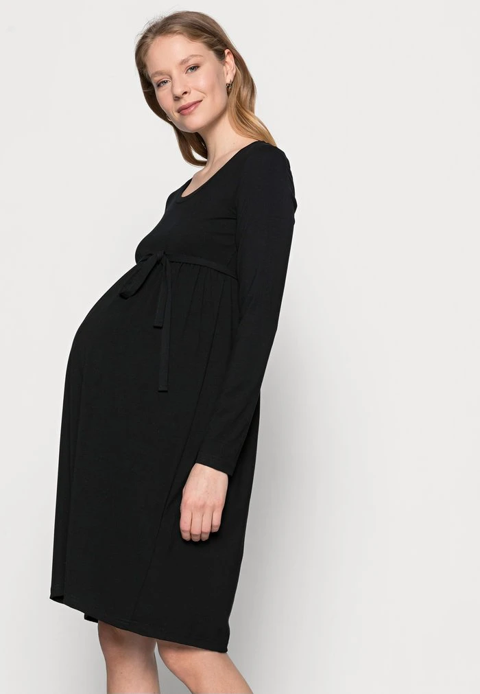 MAMALICIOUS MLMONICA DRESS - Robe En Jersey - Black – Image 4