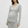MAMALICIOUS 2-IN-1 MLMOLLY - Pullover - Light Grey Melange