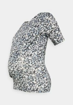 MAMALICIOUS MLCALLA IRIS - T-shirt Imprimé - Dark Navy