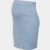 MAMALICIOUS MLSHILA ABKHW SKIRT - Minijupe - Faded Denim