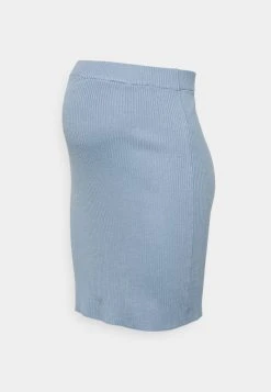 MAMALICIOUS MLSHILA ABKHW SKIRT - Minijupe - Faded Denim