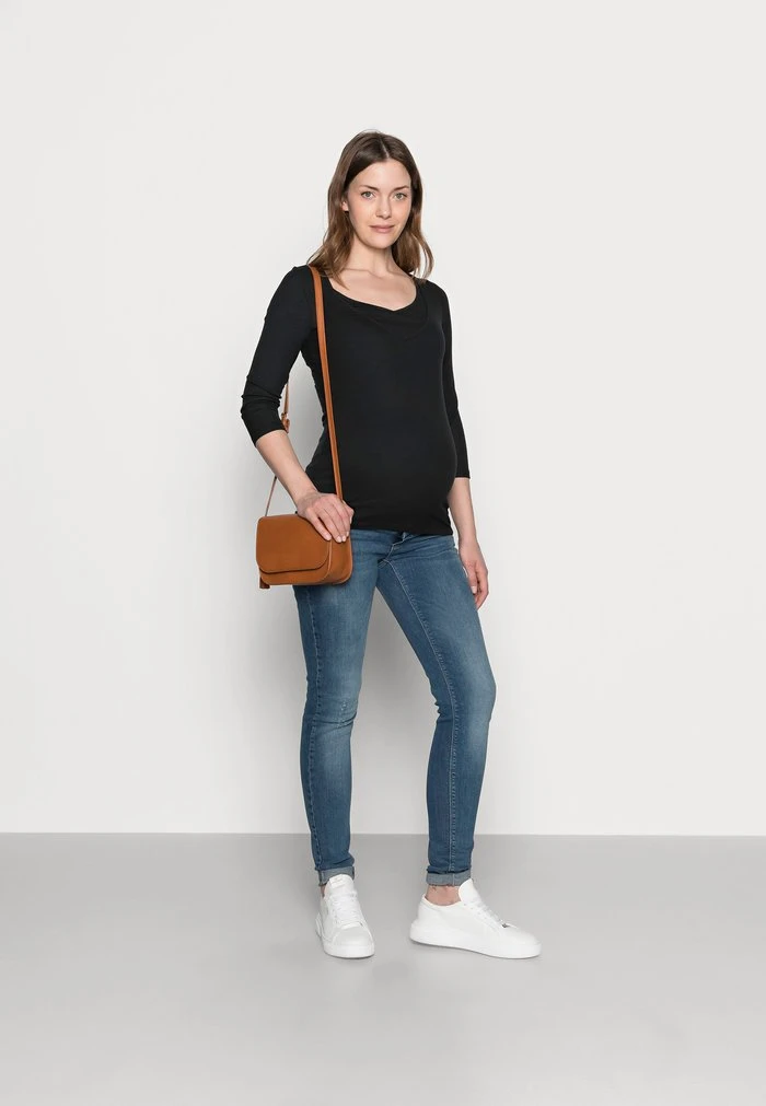 MAMALICIOUS MLSAVANNA DESTROY - Jean Slim - Medium Blue Denim – Image 2