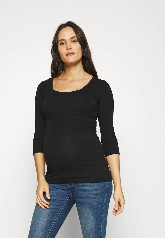 MAMALICIOUS MLLEA TESS MIX 2 PACK - T-shirt à Manches Longues - Black – Image 4