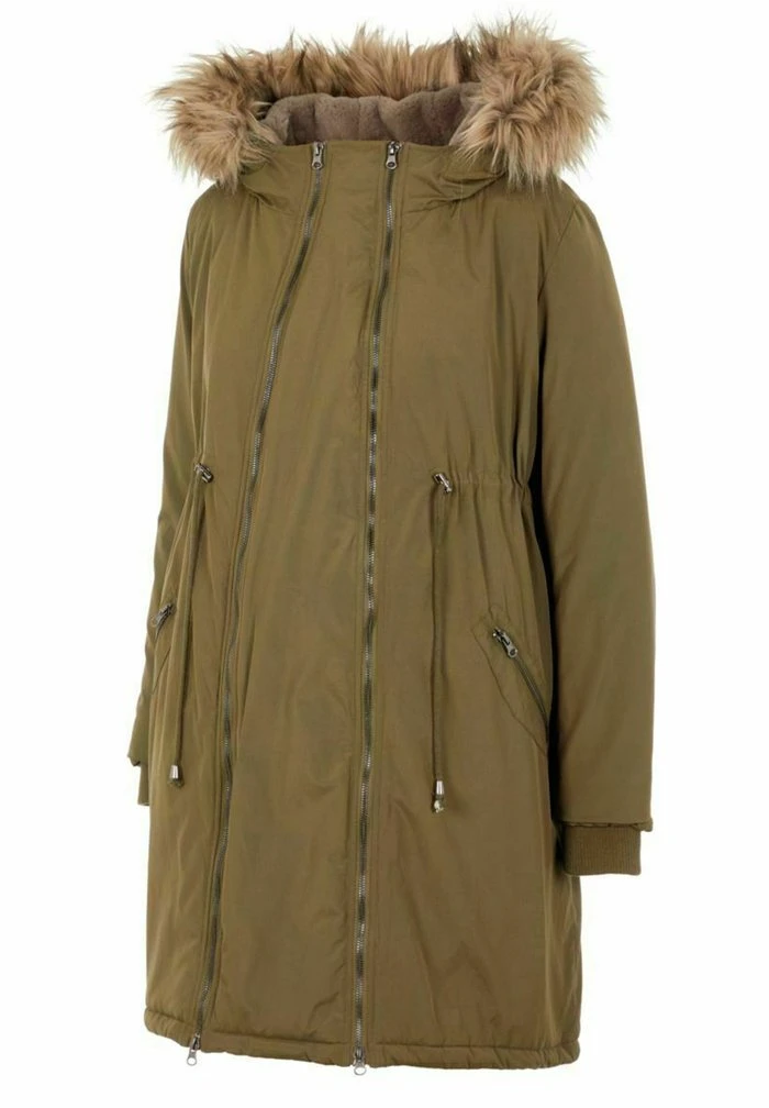 MAMALICIOUS MLAMY 3-IN-1 - Veste D'hiver - Olive Night – Image 6