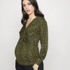 MAMALICIOUS MLSEANNA TESS - T-shirt à Manches Longues - Dusty Olive