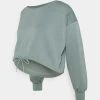 MAMALICIOUS MLRAY CROP - Sweatshirt - Chinois Green