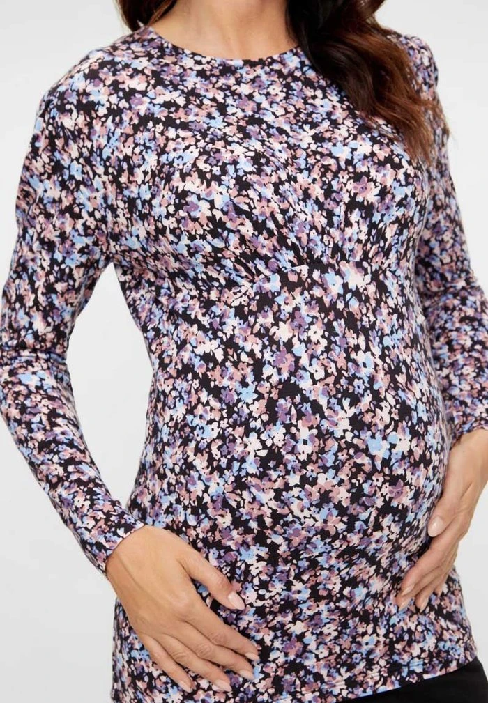 MAMALICIOUS MLJANINE - T-shirt à Manches Longues - Black – Image 4