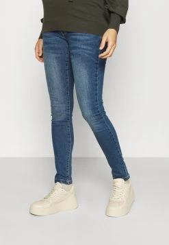 MAMALICIOUS MLYORK - Jeans Skinny - Dark Blue Denim