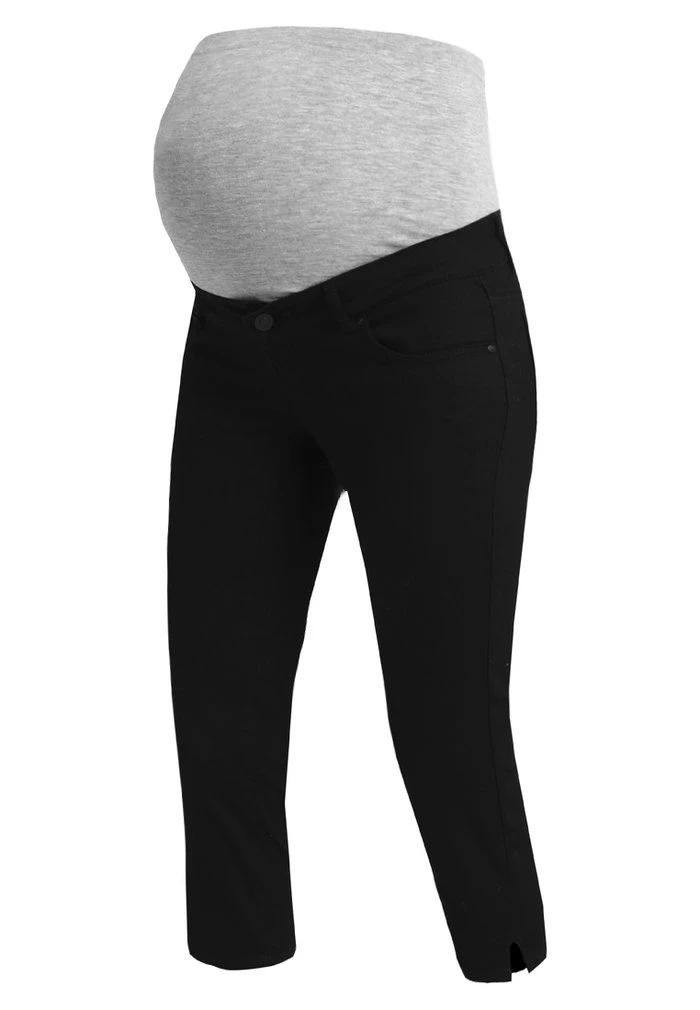 MAMALICIOUS MLJULIANE CAPRI - Short En Jean - Black Denim – Image 4