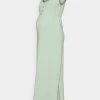 MAMALICIOUS MLHANNE LIA DRESS - Robe Longue - Cameo Green/snow White