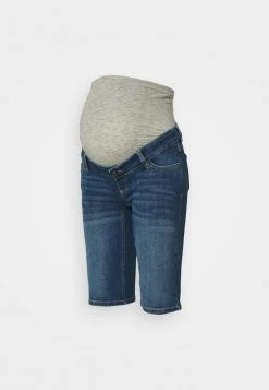 MAMALICIOUS MLFERA ORGANIC CITY - Short En Jean - Medium Blue Denim