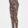 MAMALICIOUS MLSAIDY - Legging - Black/oatmeal