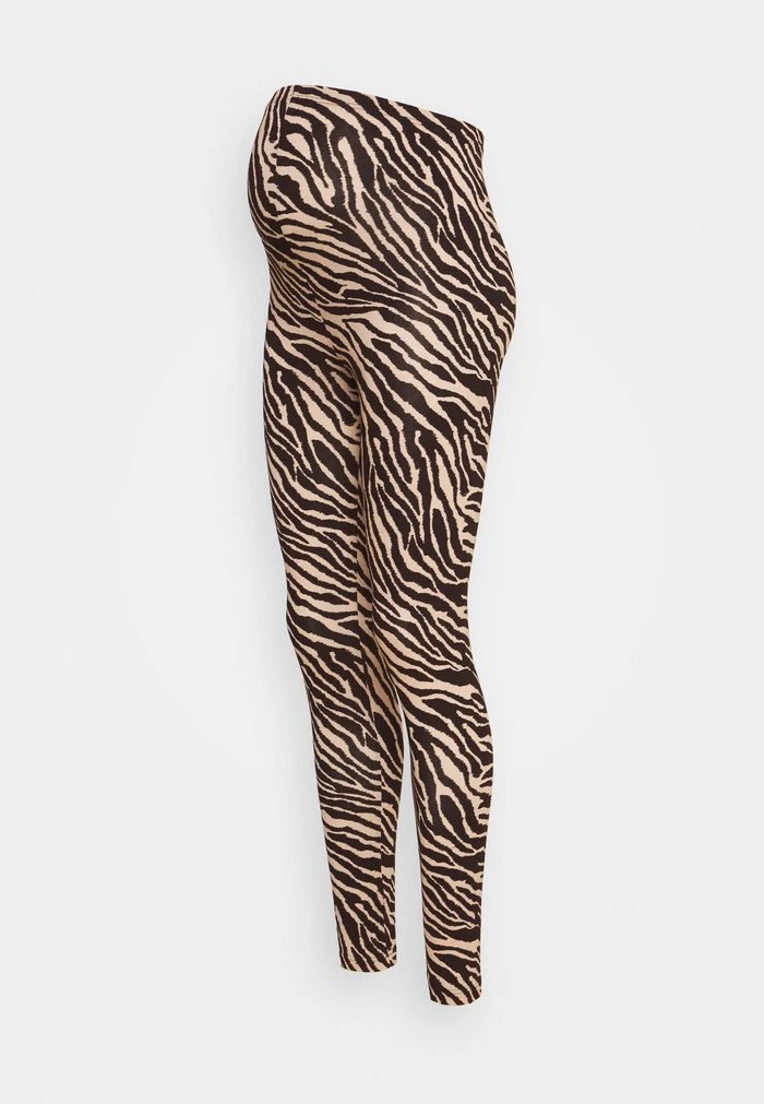 MAMALICIOUS MLSAIDY - Legging - Black/oatmeal