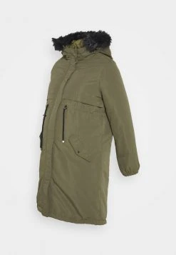 MAMALICIOUS MLJESSA LONG - Parka - Olive Night/black