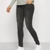 MAMALICIOUS MLSAVANNA ORGANIC - Jeans Skinny - Dark Grey Denim