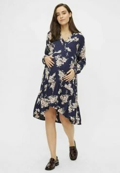 MAMALICIOUS Robe Chemise - Maritime Blue