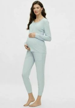 MAMALICIOUS MLANABELLE - Haut De Pyjama - Celestial Blue