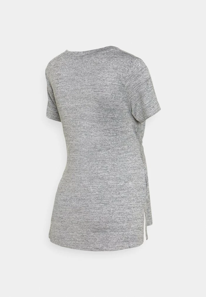 MAMALICIOUS MLILA - T-shirt Imprimé - Medium Grey Melange – Image 2