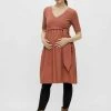 MAMALICIOUS Robe De Jour - Copper Brown