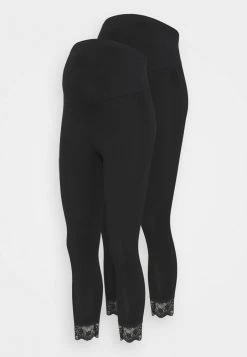 MAMALICIOUS MLELIANA 2 PACK - Legging - Black