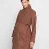 MAMALICIOUS MLROSE COAT - Manteau Court - Nutmeg