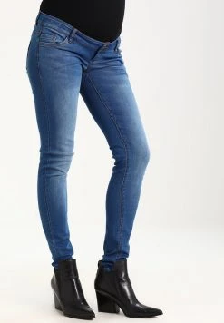 MAMALICIOUS MLFIFTY - Jean Slim - Medium Blue Denim