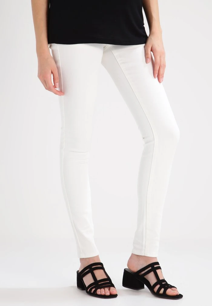 MAMALICIOUS MLSIGGA - Jeans Skinny - Antique White