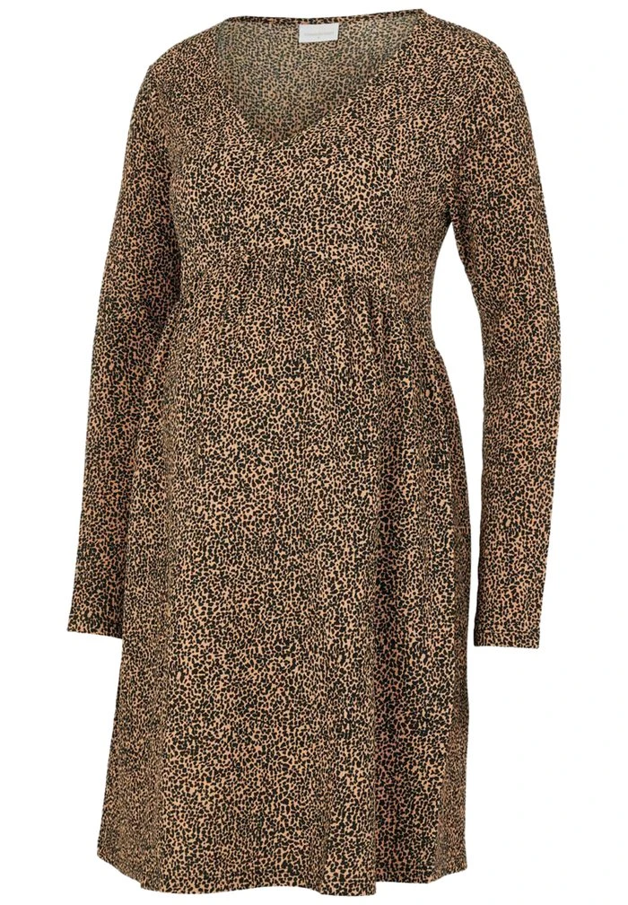 MAMALICIOUS Robe En Jersey - Autumn Leaf