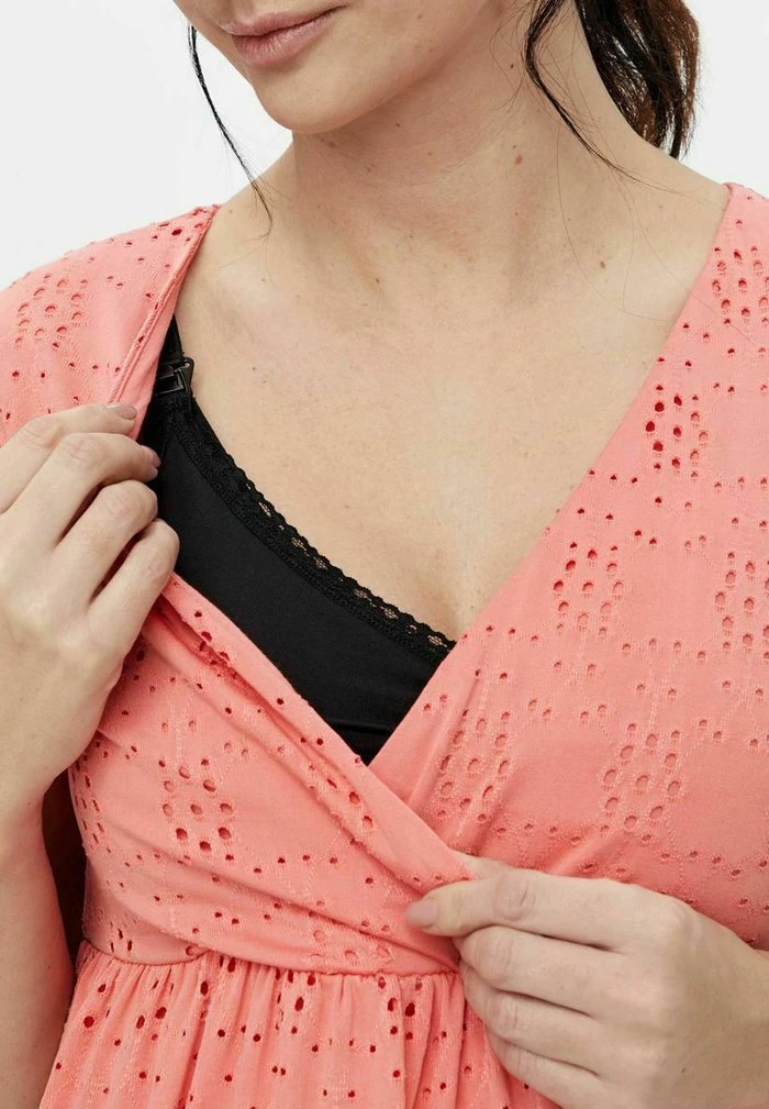 MAMALICIOUS MLDENISE - Robe De Jour - Sugar Coral – Image 4