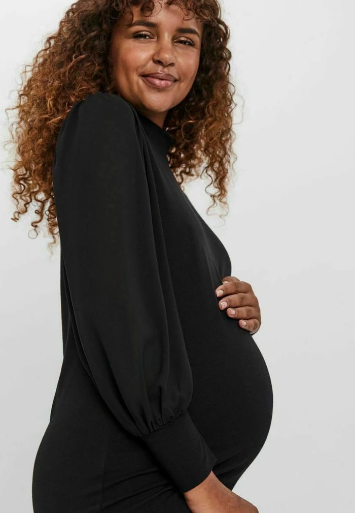 MAMALICIOUS Robe En Jersey - Black – Image 3