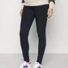 MAMALICIOUS MLJOPLIN SKINNY - Jegging - Dark Blue Denim