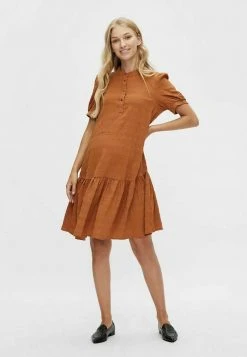 MAMALICIOUS MLCLAIR - Robe De Jour - Bombay Brown
