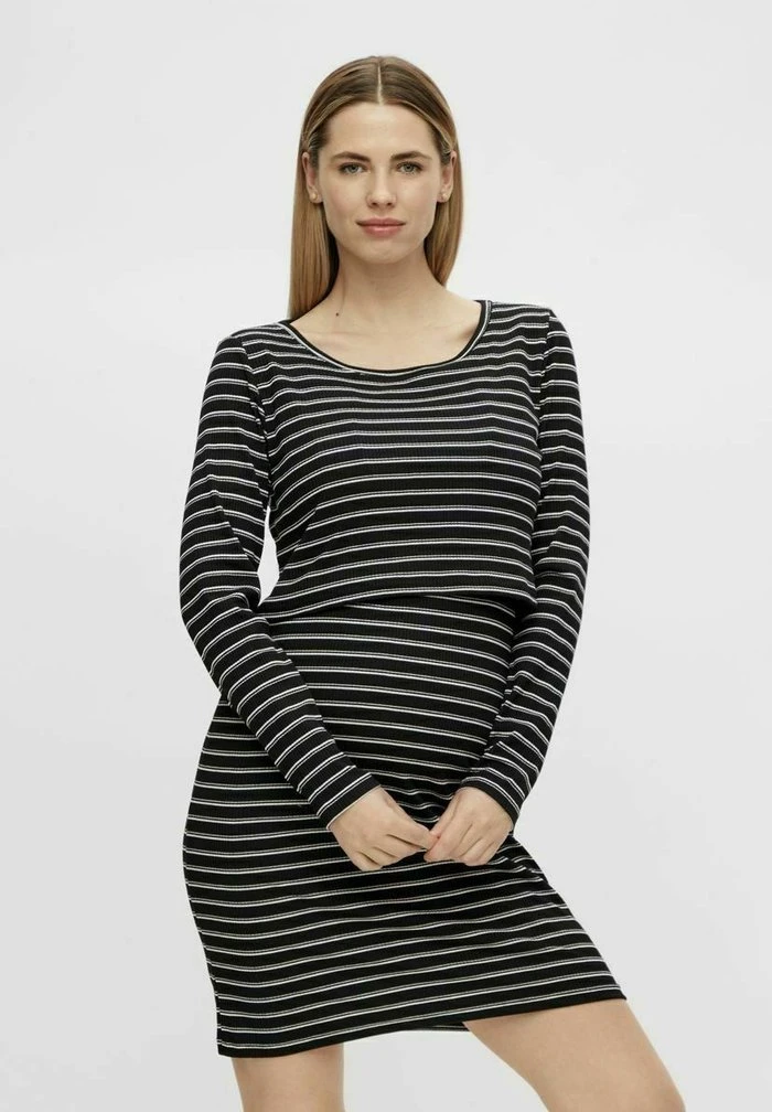 MAMALICIOUS 2-IN-1 UMSTANDSKLEID MLCARMA - Robe Pull - Black