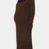 MAMALICIOUS MLSIA SQUARE NECK - Robe En Jersey - Coffee Bean