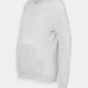 MAMALICIOUS MLDEVA - Sweatshirt - Light Grey Melange