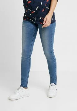MAMALICIOUS MLSARNIA - Jean Slim - Medium Blue Denim