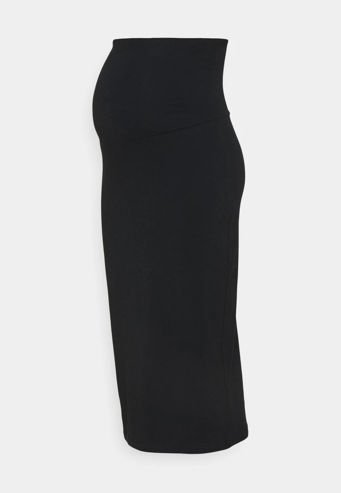 MAMALICIOUS MLSIA MIDI SKIRT - Jupe Crayon - Black