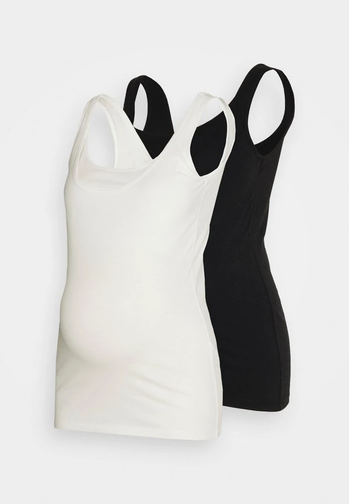 MAMALICIOUS MLKERRIE NELL 2 PACK - Débardeur - Black