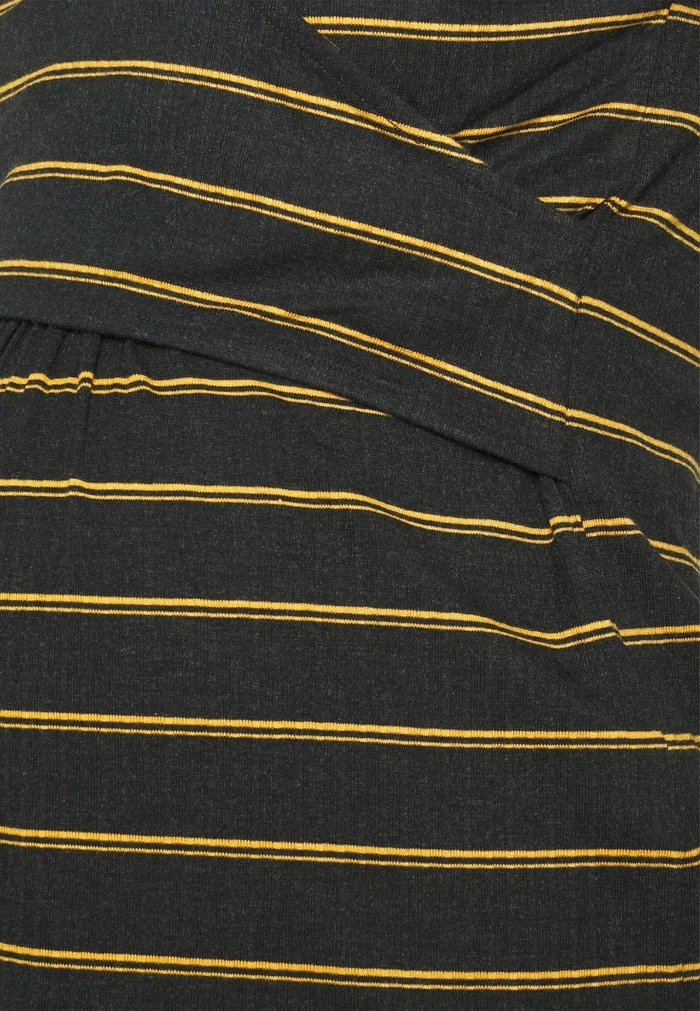 MAMALICIOUS NURSING - T-shirt à Manches Longues - Dark Grey Melange/autumn Blaze – Image 6