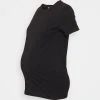 MAMALICIOUS MLLILJA - T-shirt Basique - Black