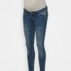 MAMALICIOUS MLYORK - Jean Slim - Medium Blue Denim