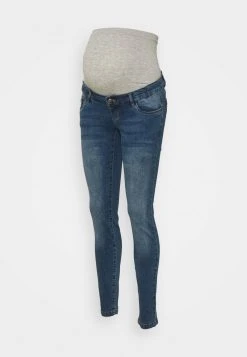 MAMALICIOUS MLYORK - Jean Slim - Medium Blue Denim