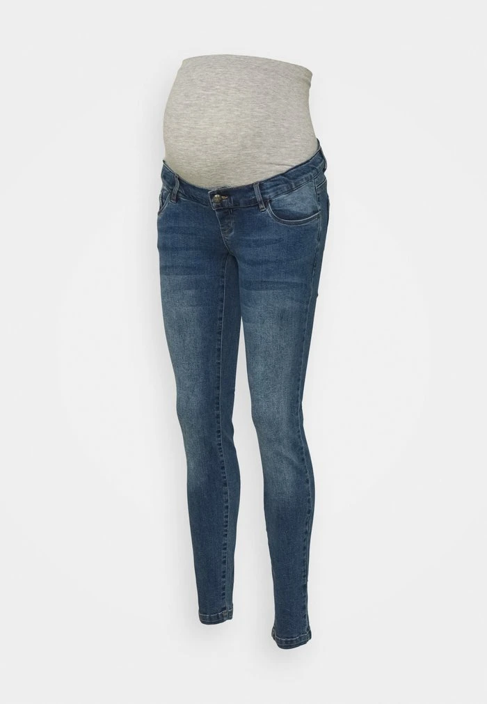 MAMALICIOUS MLYORK - Jean Slim - Medium Blue Denim