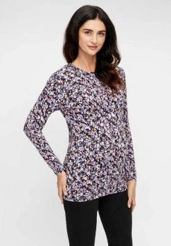 MAMALICIOUS MLJANINE - T-shirt à Manches Longues - Black