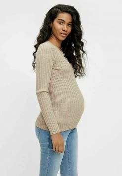 MAMALICIOUS Pullover - Beige